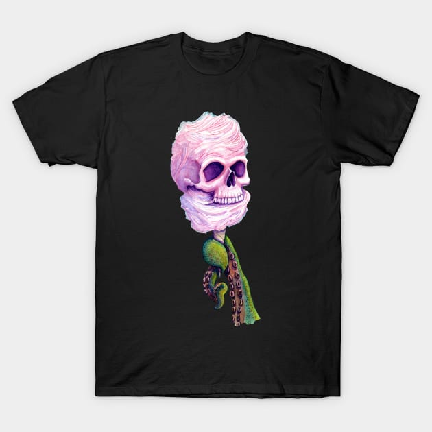 Cotton Candy Cthulhu T-Shirt by TheresaLammon